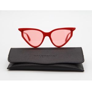 NEW BALENCIAGA SUNGLASSES BB0101S 006 CAT EYE WOMEN’S EYEWEAR BALENCIAGA BB0101S